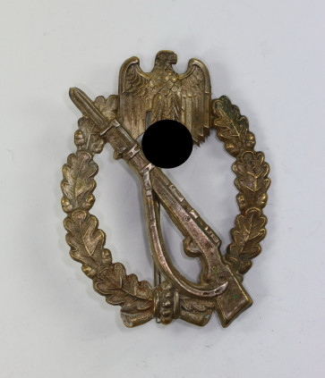 Infanterie Sturmabzeichen in Silber, Paul Meybauer, Buntmetall (!) - Militaria-Berlin