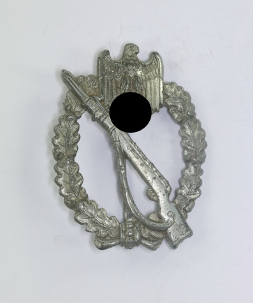 Infanterie Sturmabzeichen in Silber, Rudolf Karneth, Gablonz (R.K.) - Militaria-Berlin