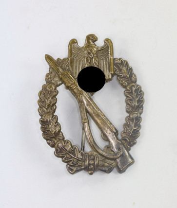  Infanterie Sturmabzeichen in Silber, Schickle, Buntmetall - Militaria-Berlin