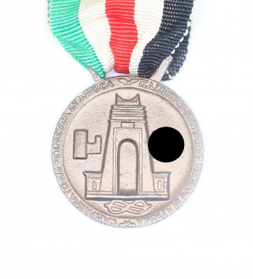 Italienisch-Deutsche Feldzugsmedaille für Afrika, Deutsche fertigung (Zink) - Militaria-Berlin