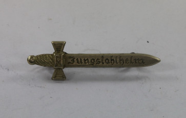 Jungstahlhelm Abzeichen  - Militaria-Berlin