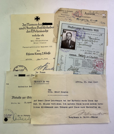Kleine Urkundengruppe Afrika - Militaria-Berlin