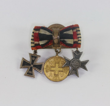  Knopfloch Dekoration 3 X, F. Sedlatzek - Militaria-Berlin