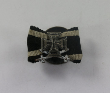 Knopflochdekoration Eisernes Kreuz 1914, Hst. J. Godet & Sohn Berlin - Militaria-Berlin