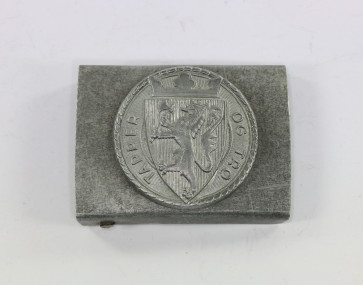 Koppelschloss Hirdens Alarmenhet, norwegische Freiwillige - Taper og Tro - Militaria-Berlin