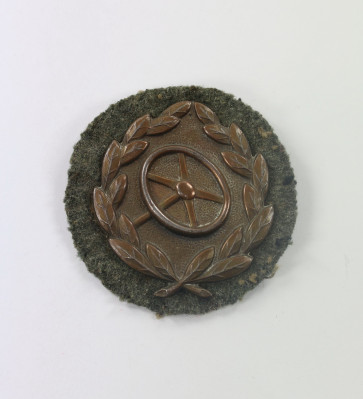  Kraftfahrerbewährungsabzeichen in Bronze auf Heeresstoff - Militaria-Berlin