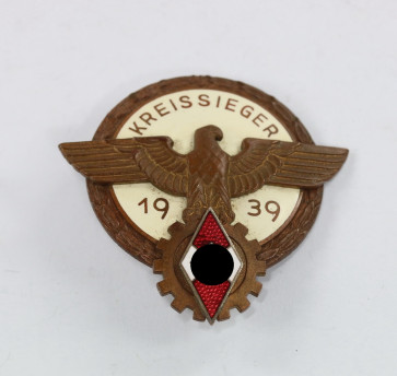 Kreissieger im Reichsberufswettkampf 1939, Hst. Ferd. Wagner Pforzheim - Militaria-Berlin