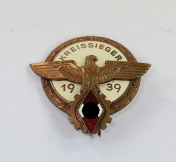 Kreissieger im Reichsberufswettkampf 1939, Hst. H. Aurich Dresden - Militaria-Berlin