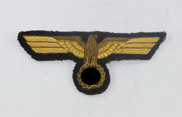 Kriegsmarine, Brustadler für Offiziere, Cellon und Metallfaden (bicolor) - Militaria-Berlin