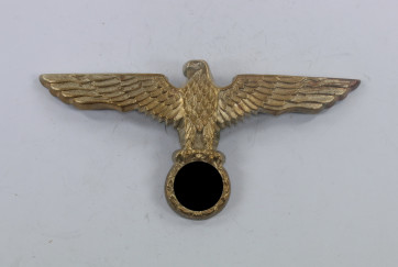  Kriegsmarine, Großer Hoheitsadler für den Tropenhelm 1. Modell (Afrika) - Militaria-Berlin