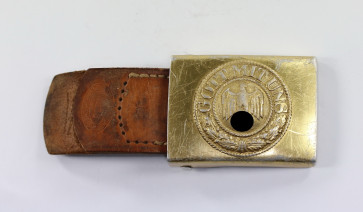Kriegsmarine, Koppelschloß für Mannschaften, Hst. R.S.& S. - Militaria-Berlin