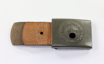 Kriegsmarine, Koppelschloss Küstenartillerie / Marineinfanterie, Hst. H.A. 42 - Militaria-Berlin