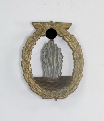 Kriegsmarine, Minensucherabzeichen, Hst. WH (Wilhelm Hochbacher, Wien) - Militaria-Berlin