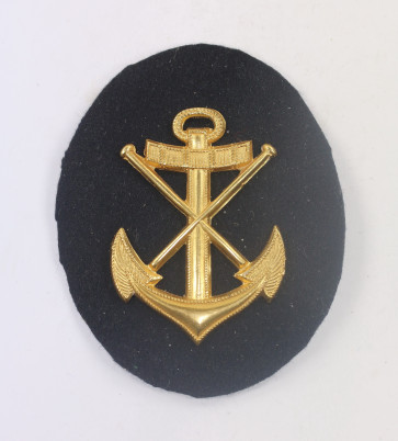 Kriegsmarine, Ärmelabzeichen für einen Signalmaat (Metallausführung) - Militaria-Berlin