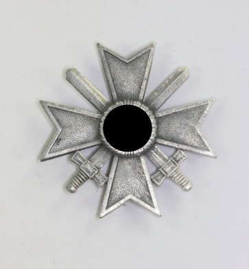 Kriegsverdienstkreuz 1. Klasse mit Schwertern, Hst. L/21 doppelt markiert (!) (Förster & Barth, Pforzheim) - Militaria-Berlin
