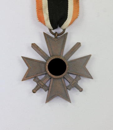  Kriegsverdienstkreuz 2. Klasse mit Schwertern, Buntmetall - Militaria-Berlin