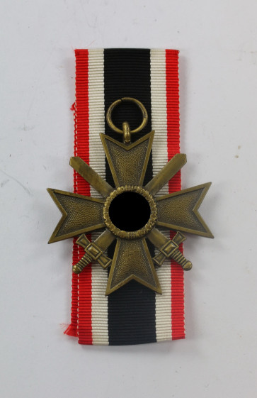  Kriegsverdienstkreuz 2. Klasse mit Schwertern, Hst. 100 (Wächtler & Lange, Mittweida) - Militaria-Berlin