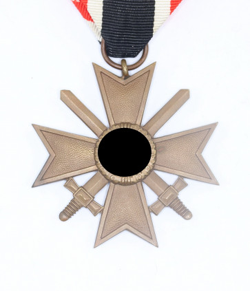 Kriegsverdienstkreuz 2. Klasse mit Schwertern, ohne Hersteller (Buntmetall) - Militaria-Berlin