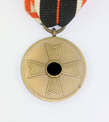 Kriegsverdienstmedaille, "Für Kriegsverdienst 1939", oranges Band - Militaria-Berlin