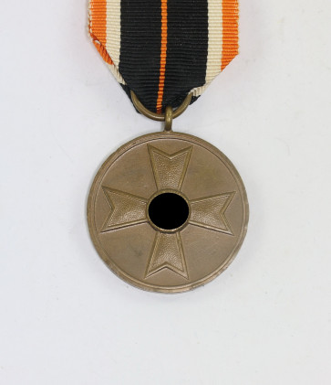 Kriegsverdienstmedaille, "Für Kriegsverdienst 1939", oranges Band - Militaria-Berlin