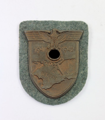 Krimschild auf Heeresstoff, Deumer Typ 1 - Militaria-Berlin