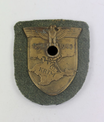 Krimschild auf Heeresstoff, Typ 3.6 - Militaria-Berlin