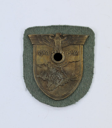 Krimschild auf Heeresstoff, Typ 3.10 - Militaria-Berlin