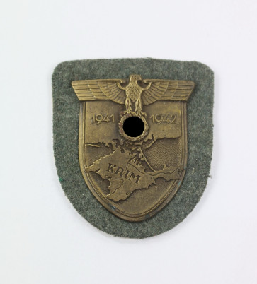 Krimschild auf Heeresstoff, Typ 3.7 - Militaria-Berlin