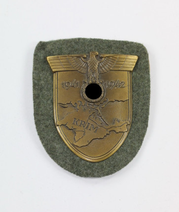 Krimschild auf Heeresstoff, Typ 3.5 - Militaria-Berlin