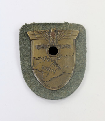  Krimschild auf Heeresstoff, Typ 3.5 - Militaria-Berlin