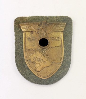  Krimschild auf Heeresstoff, Typ 3.12 - Militaria-Berlin
