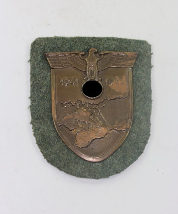 Krimschild auf Heerestoff, Typ 3.9 - Militaria-Berlin