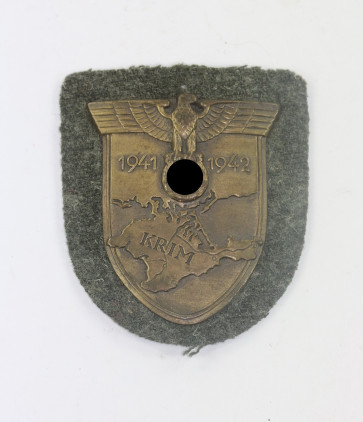 Krimschild auf Heerestoff, Typ 3.6 - Militaria-Berlin