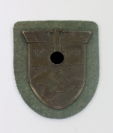 Krimschild auf Heerestoff, Typ 3.5 - Militaria-Berlin