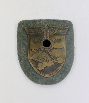 Krimschild auf Heerestoff, Typ 3.5 - Militaria-Berlin