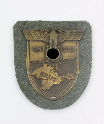 Krimschild auf Heerestoff, Typ 3.7 - Militaria-Berlin
