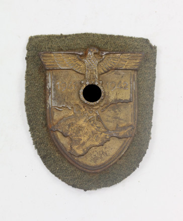 Krimschild auf Heerestoff, Typ 3.10 - Militaria-Berlin