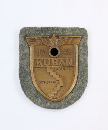 Kubanschild auf Heeresstoff - Militaria-Berlin
