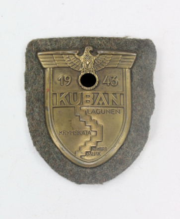  Kubanschild auf Heeresstoff, Typ 5.1 - Militaria-Berlin