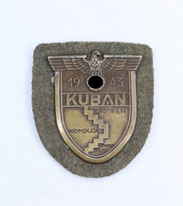 Kubanschild auf Heeresstoff, Typ 5.3 - Militaria-Berlin
