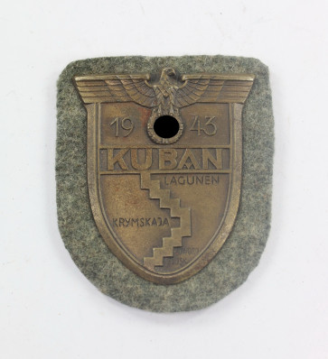  Kubanschild auf Heeresstoff, Typ 5.5 - Militaria-Berlin