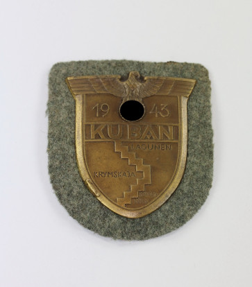  Kubanschild auf Heeresstoff, Typ 5.7 - Militaria-Berlin