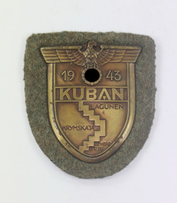 Kubanschild auf Heersstoff, Typ 5.1 - Militaria-Berlin