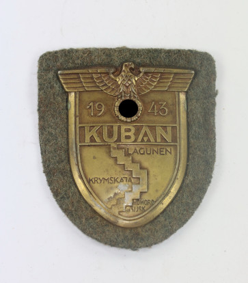 Kubanschild auf Heersstoff, Typ 5.1 - Militaria-Berlin