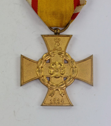  Lippe-Detmold, Kriegsverdienstkreuz 1914 - Für Auszeichnung im Kriege - Militaria-Berlin