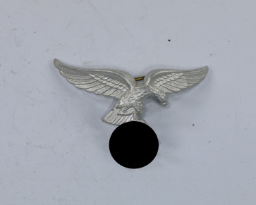 Luftwaffe, Adler für die Schirmmütze Aluminium - Militaria-Berlin
