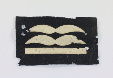 Luftwaffe, Rangabzeichen für den Fliegerschutzanzug für einen Oberleutnant - Militaria-Berlin