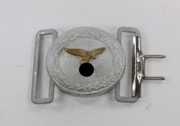 Luftwaffe Feldbindenschloß für Offiziere, 1. Modell W - Militaria-Berlin