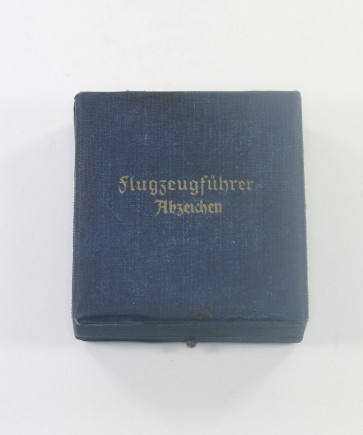 Luftwaffe, Frühes Etui für ein Flugzeugführer Abzeichen - Militaria-Berlin