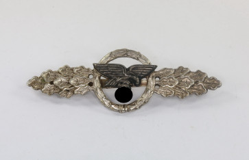 Luftwaffe, Frontflugspange für Transportflieger in Silber - Militaria-Berlin